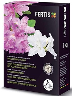 Удобрение Fertis (Фертис) для рододендронов NPK 12.8.16+Мe+S+B фото, Удобрение Fertis (Фертис) для рододендронов NPK 12.8.16+Мe+S+B интернет магазин Добрі сходи