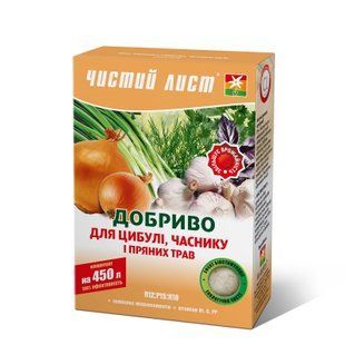 Удобрение Чистый лист для лука,чеснока и пряных трав  фото, Удобрение Чистый лист для лука,чеснока и пряных трав  интернет магазин Добрі сходи