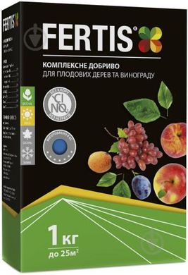 Удобрение Fertis (Фертис) для плодовых и винограда NPK 13-10-15 + Ме фото, Удобрение Fertis (Фертис) для плодовых и винограда NPK 13-10-15 + Ме интернет магазин Добрі сходи