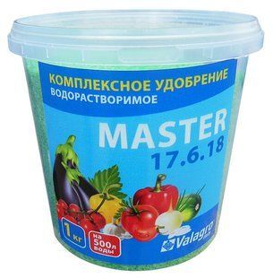 Добриво Master комплексне в період зав'язі плодів NPK 17.6.18 фото, Добриво Master комплексне в період зав'язі плодів NPK 17.6.18 інтернет магазин Добрі сходи