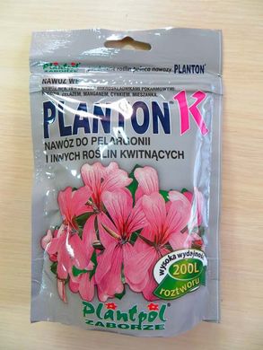 Удобрение PLANTON (Плантон) «K» для пеларгоний фото, Удобрение PLANTON (Плантон) «K» для пеларгоний интернет магазин Добрі сходи