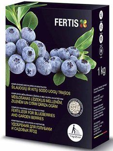 Удобрение Fertis (Фертис) для голубики и садових ягод NPK 12.8.16+Мe+S+B фото, Удобрение Fertis (Фертис) для голубики и садових ягод NPK 12.8.16+Мe+S+B интернет магазин Добрі сходи