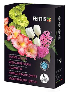 Добриво Fertis (Фертіс) для квітів NPK 12.8.16+Мe фото, Добриво Fertis (Фертіс) для квітів NPK 12.8.16+Мe інтернет магазин Добрі сходи